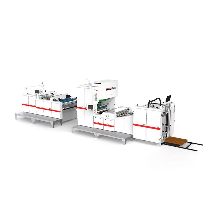 स्वचालित चेन चाकू पाउडर-हटाने वाली लैमिनेटिंग मशीन