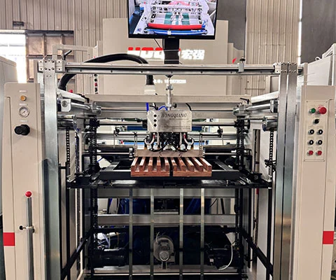 Intelligent Servo Hot Knife Powder Removal Laminating Machine